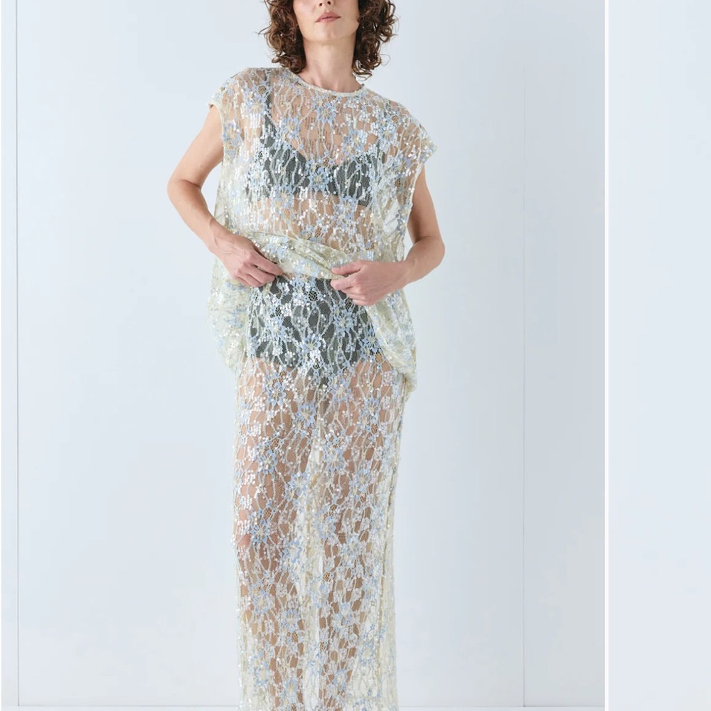 VRG GRL Devyn Sequin Top Lace - NWT - Picture 7 of 7
